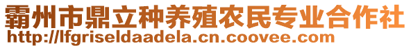 霸州市鼎立種養殖農民專業合作社