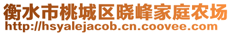 衡水市桃城區(qū)曉峰家庭農(nóng)場