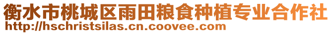 衡水市桃城區雨田糧食種植專業合作社
