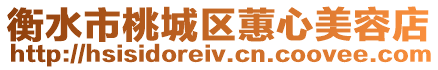 衡水市桃城區(qū)蕙心美容店
