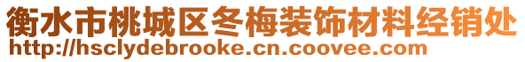 衡水市桃城區冬梅裝飾材料經銷處