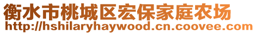 衡水市桃城區宏保家庭農場