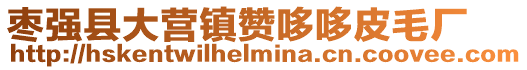 棗強(qiáng)縣大營鎮(zhèn)贊哆哆皮毛廠
