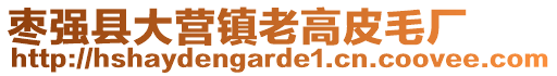 棗強縣大營鎮老高皮毛廠