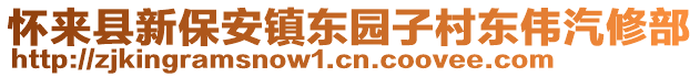 怀来县新保安镇东园子村东伟汽修部