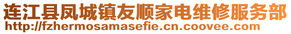 連江縣鳳城鎮(zhèn)友順家電維修服務(wù)部