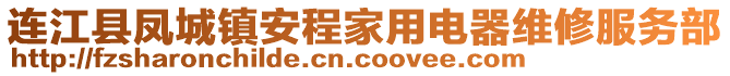 連江縣鳳城鎮安程家用電器維修服務部