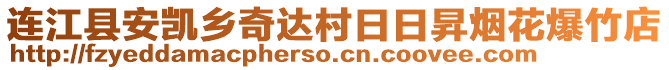 連江縣安凱鄉(xiāng)奇達村日日昇煙花爆竹店