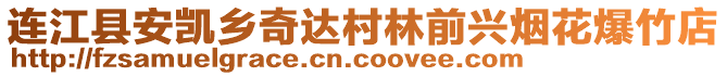 连江县安凯乡奇达村林前兴烟花爆竹店