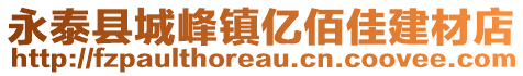 永泰县城峰镇亿佰佳建材店