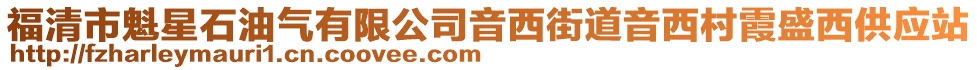 福清市魁星石油氣有限公司音西街道音西村霞盛西供應(yīng)站