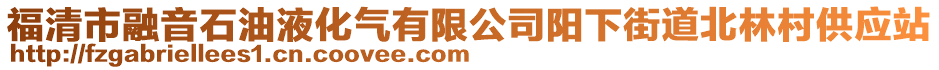 福清市融音石油液化氣有限公司陽下街道北林村供應(yīng)站