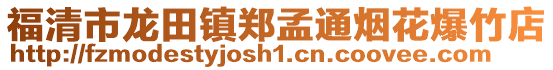 福清市龍田鎮鄭孟通煙花爆竹店