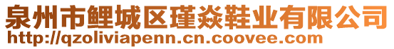 泉州市鯉城區(qū)瑾焱鞋業(yè)有限公司