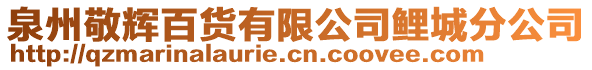 泉州敬輝百貨有限公司鯉城分公司