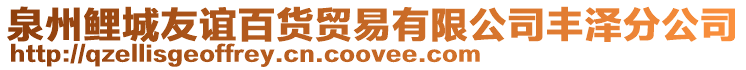 泉州鯉城友誼百貨貿易有限公司豐澤分公司