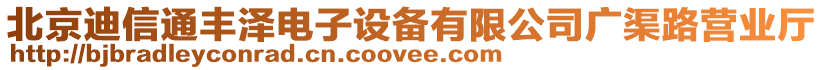 北京迪信通豐澤電子設(shè)備有限公司廣渠路營業(yè)廳