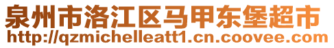 泉州市洛江區(qū)馬甲東堡超市