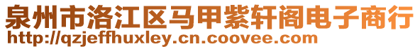 泉州市洛江區(qū)馬甲紫軒閣電子商行