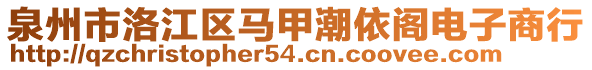 泉州市洛江區(qū)馬甲潮依閣電子商行