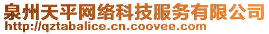 泉州天平網(wǎng)絡(luò)科技服務(wù)有限公司