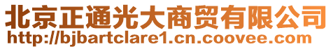 北京正通光大商貿有限公司