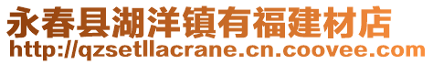 永春縣湖洋鎮(zhèn)有福建材店