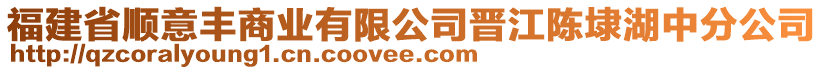 福建省順意豐商業(yè)有限公司晉江陳埭湖中分公司