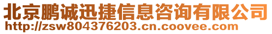 北京鵬誠(chéng)迅捷信息咨詢有限公司