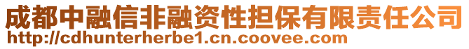 成都中融信非融資性擔(dān)保有限責(zé)任公司