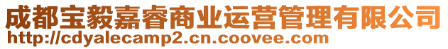 成都寶毅嘉睿商業(yè)運(yùn)營(yíng)管理有限公司