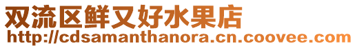 雙流區鮮又好水果店
