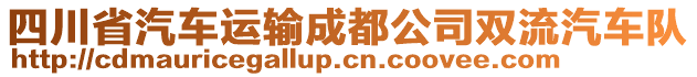 四川省汽車運(yùn)輸成都公司雙流汽車隊(duì)