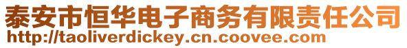 泰安市恒華電子商務(wù)有限責(zé)任公司