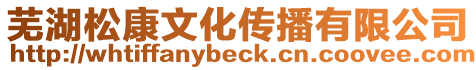 蕪湖松康文化傳播有限公司