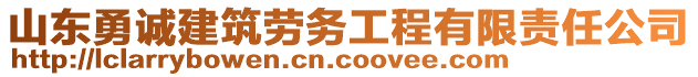 山東勇誠(chéng)建筑勞務(wù)工程有限責(zé)任公司