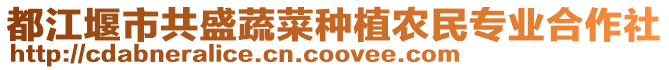 都江堰市共盛蔬菜種植農(nóng)民專業(yè)合作社