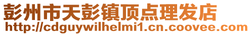 彭州市天彭鎮頂點理發店
