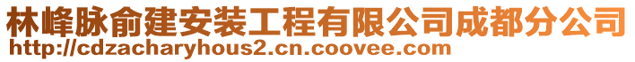 林峰脈俞建安裝工程有限公司成都分公司