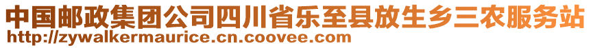 中國郵政集團公司四川省樂至縣放生鄉(xiāng)三農(nóng)服務(wù)站