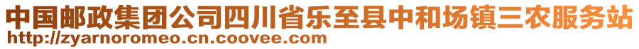 中國郵政集團(tuán)公司四川省樂至縣中和場鎮(zhèn)三農(nóng)服務(wù)站