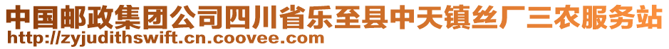 中國郵政集團(tuán)公司四川省樂至縣中天鎮(zhèn)絲廠三農(nóng)服務(wù)站