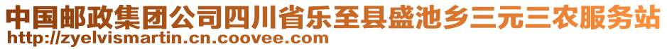 中國郵政集團公司四川省樂至縣盛池鄉(xiāng)三元三農(nóng)服務(wù)站