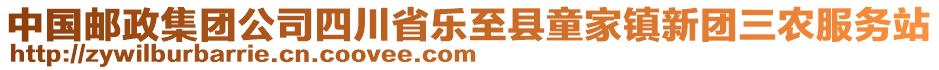 中國郵政集團(tuán)公司四川省樂至縣童家鎮(zhèn)新團(tuán)三農(nóng)服務(wù)站