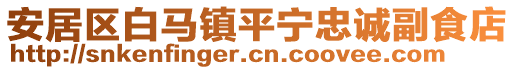 安居區(qū)白馬鎮(zhèn)平寧忠誠(chéng)副食店