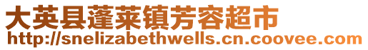 大英县蓬莱镇芳容超市