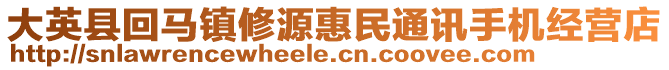 大英縣回馬鎮(zhèn)修源惠民通訊手機(jī)經(jīng)營店