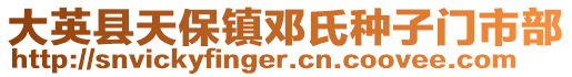 大英县天保镇邓氏种子门市部