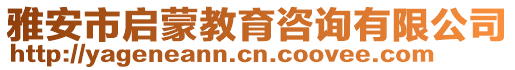 雅安市啟蒙教育咨詢有限公司