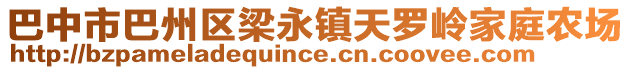巴中市巴州區梁永鎮天羅嶺家庭農場